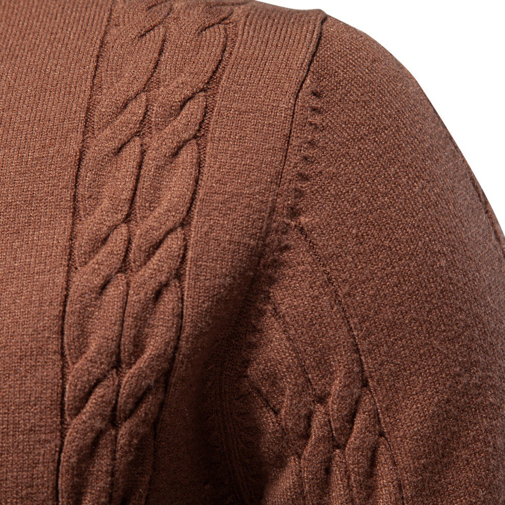 Men’s Cable Knit Turtleneck Sweater-thumbmail-17