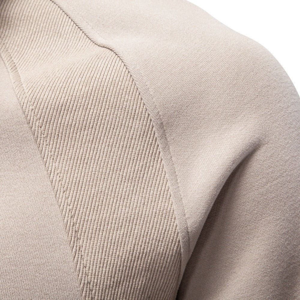 Men’s Stand Collar Quarter-Zip Sweatshirt-thumbmail-19
