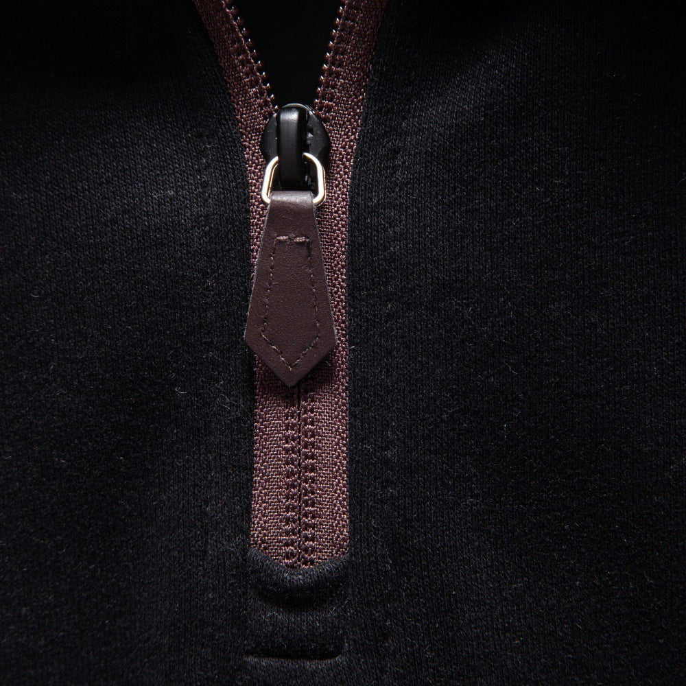 Men’s Quarter-Zip Cotton Blend Sweatshirt-thumbmail-21