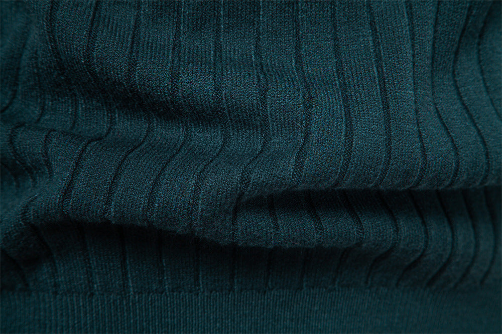 Men’s Ribbed Slim Fit Turtleneck Sweater-thumbmail-22