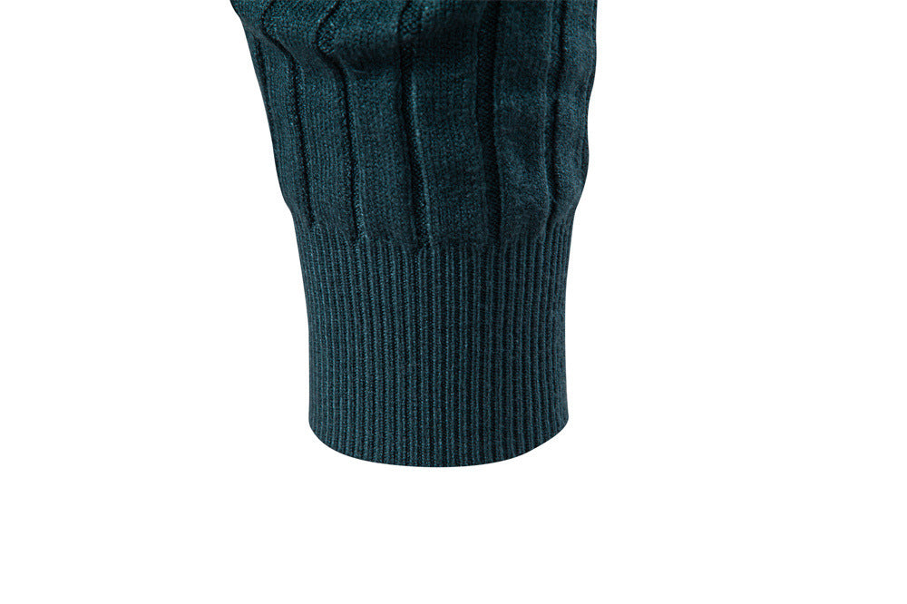 Men’s Ribbed Slim Fit Turtleneck Sweater-thumbmail-24