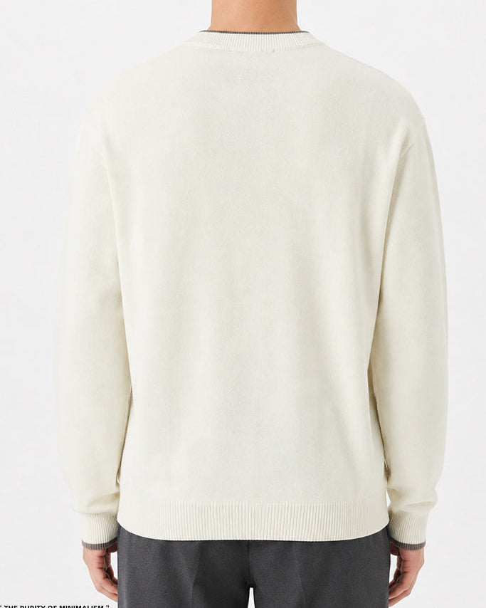 Men’s Henley Neck Long Sleeve Sweater-thumbmail-8