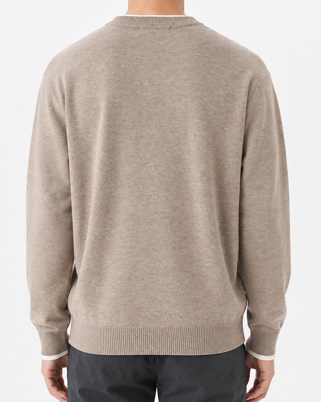 Men’s Henley Neck Long Sleeve Sweater-thumbmail-11