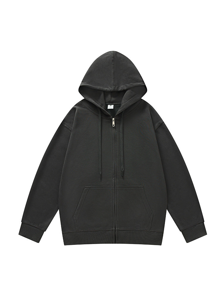 Men's Cotton Blend Relaxed Fit Full-Zip Hoodie-thumbmail-8