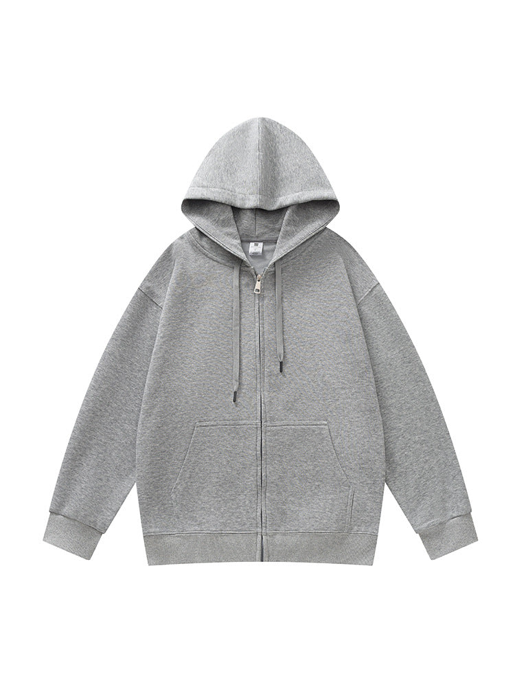 Men's Cotton Blend Relaxed Fit Full-Zip Hoodie-thumbmail-6