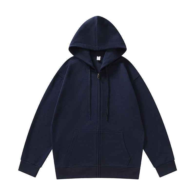 Men's Cotton Blend Relaxed Fit Full-Zip Hoodie-thumbmail-14