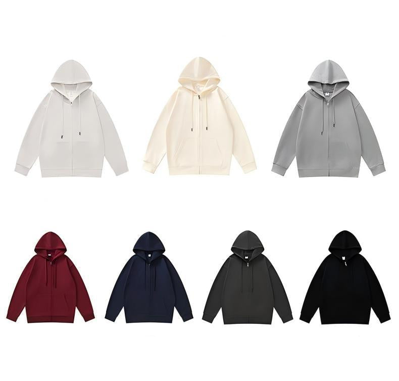 Men's Cotton Blend Relaxed Fit Full-Zip Hoodie-thumbmail-25