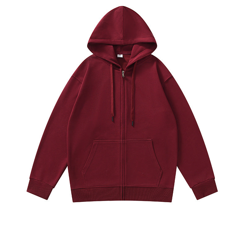 Men's Cotton Blend Relaxed Fit Full-Zip Hoodie-thumbmail-35
