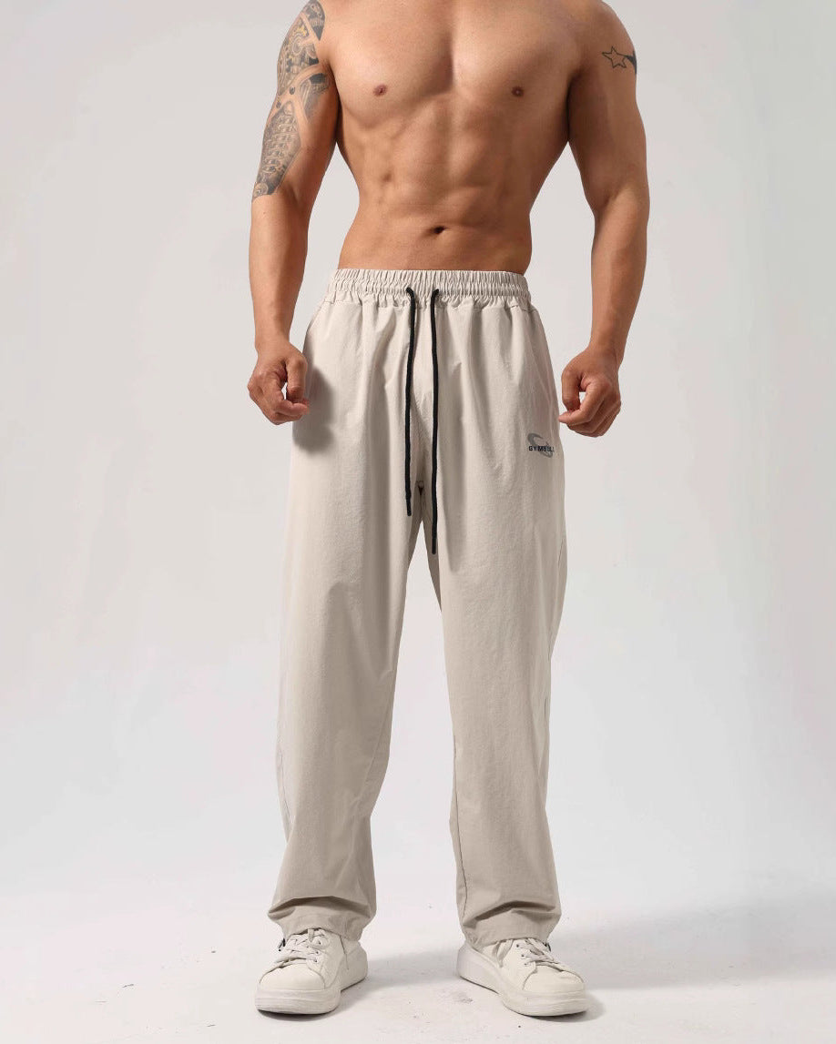 Men’s Relaxed Fit Drawstring Hem Track Pants-thumbmail-16