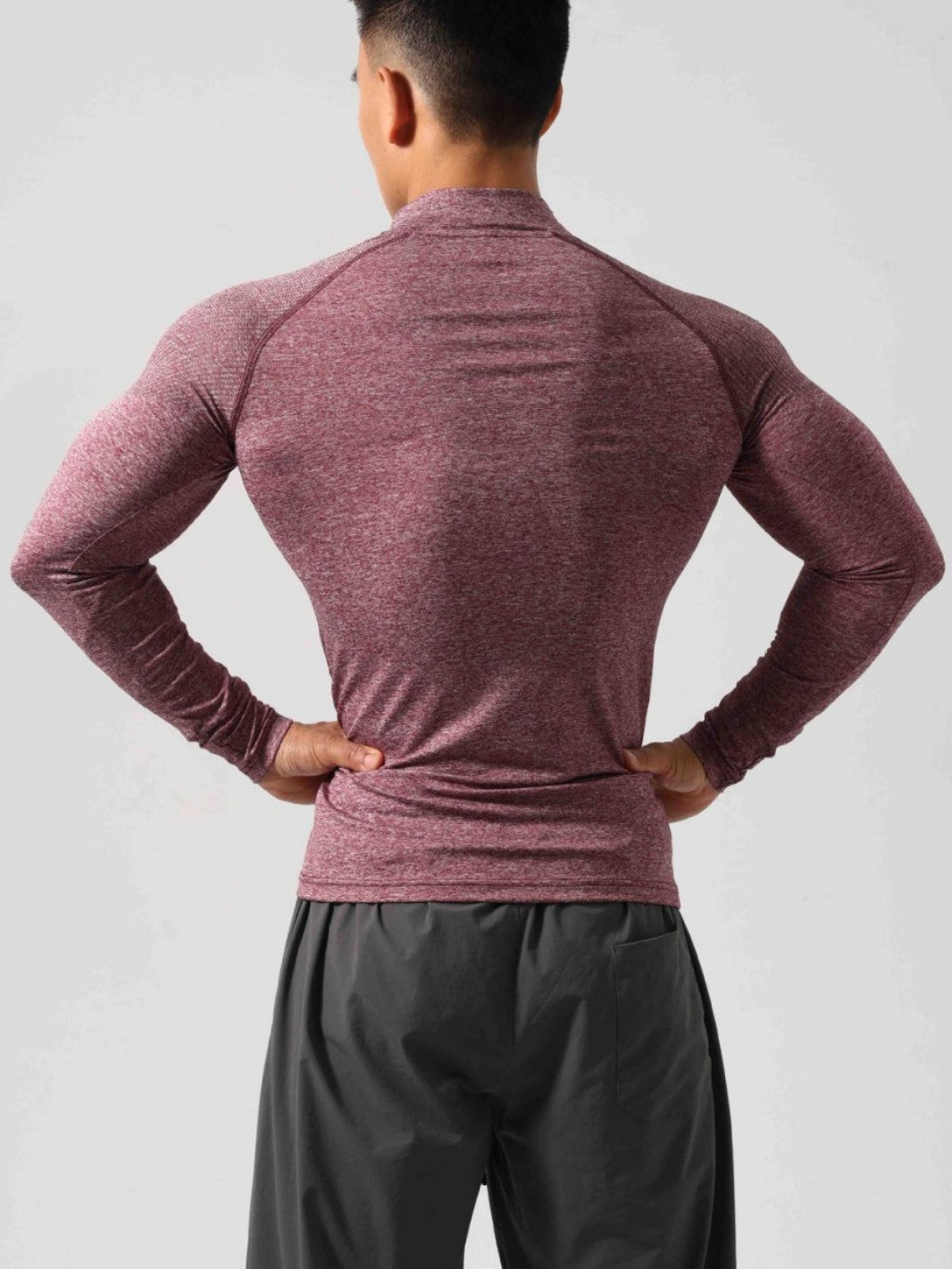 Men’s Long Sleeve Muscle Fit Workout Shirt