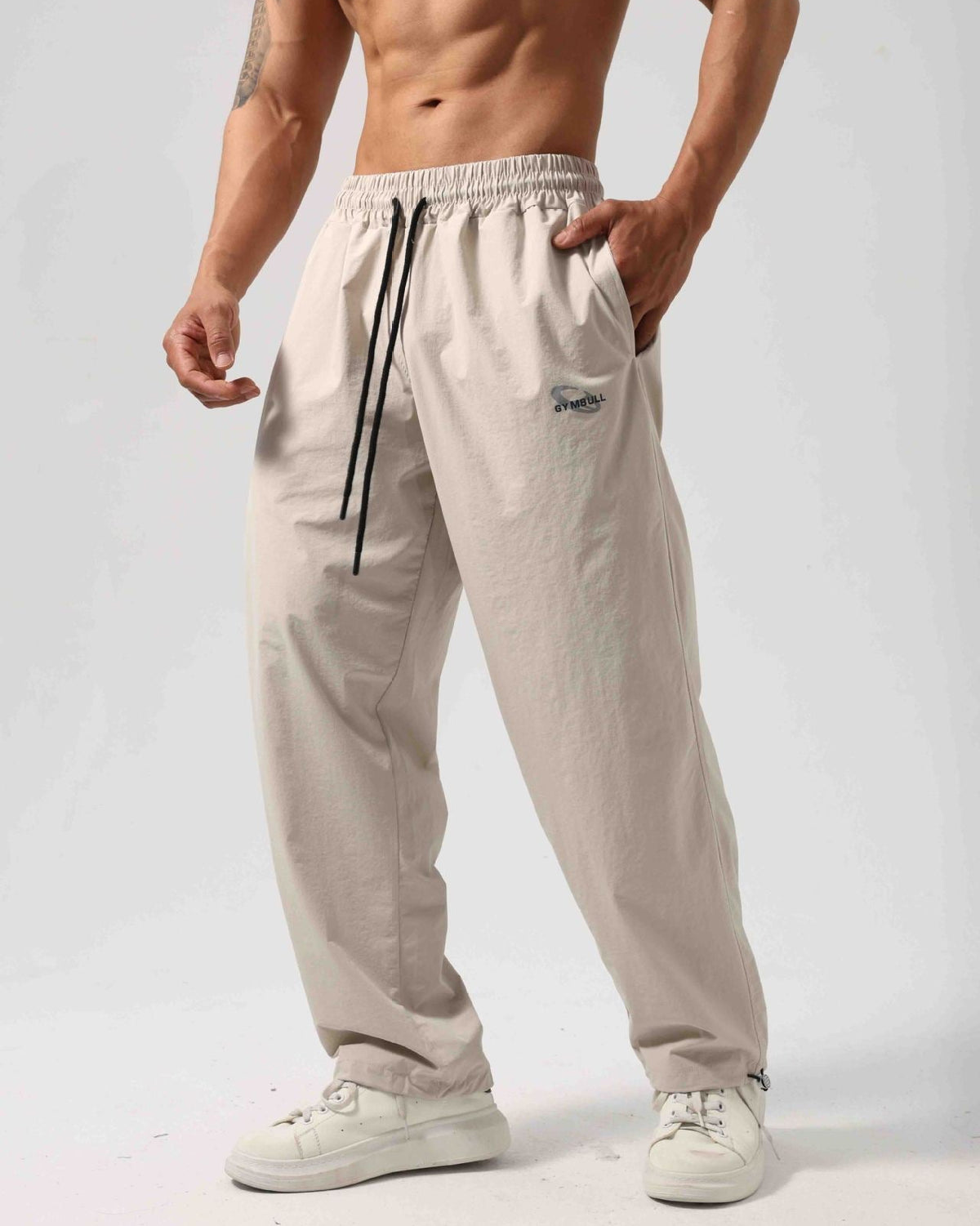 Men’s Relaxed Fit Drawstring Hem Track Pants-thumbmail-14