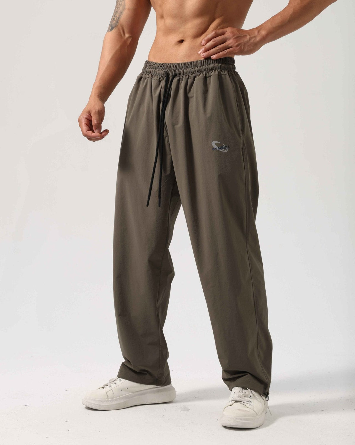 Men’s Relaxed Fit Drawstring Hem Track Pants-thumbmail-8