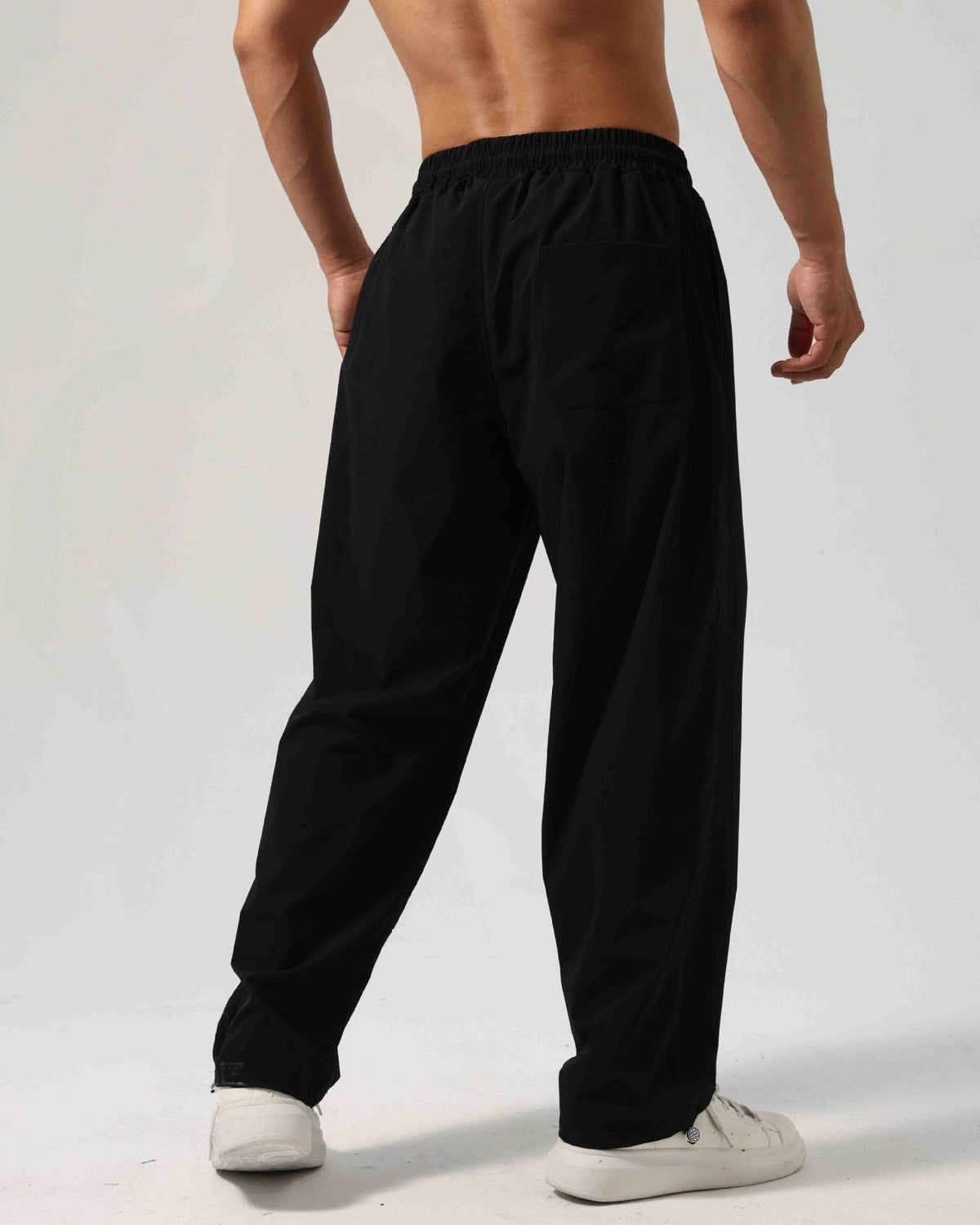 Men’s Relaxed Fit Drawstring Hem Track Pants-thumbmail-23