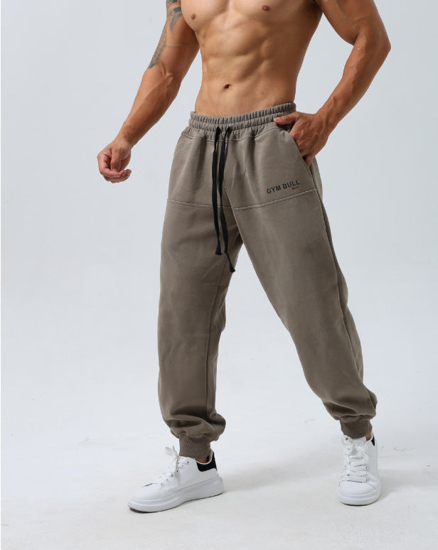 Men’s Relaxed Fit Drawstring Jogger Pants-thumbmail-3