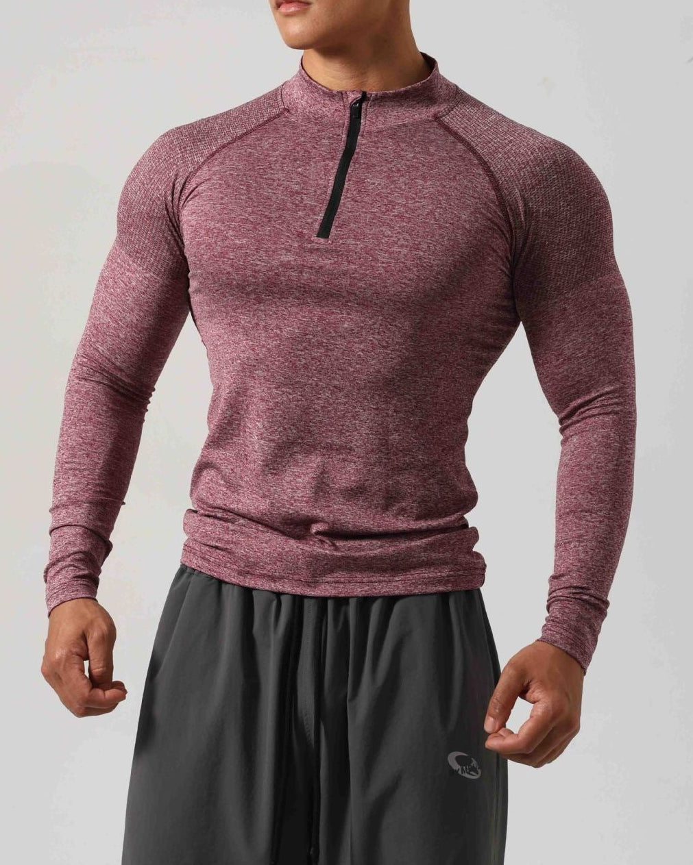Men’s Long Sleeve Muscle Fit Workout Shirt-thumbmail-18