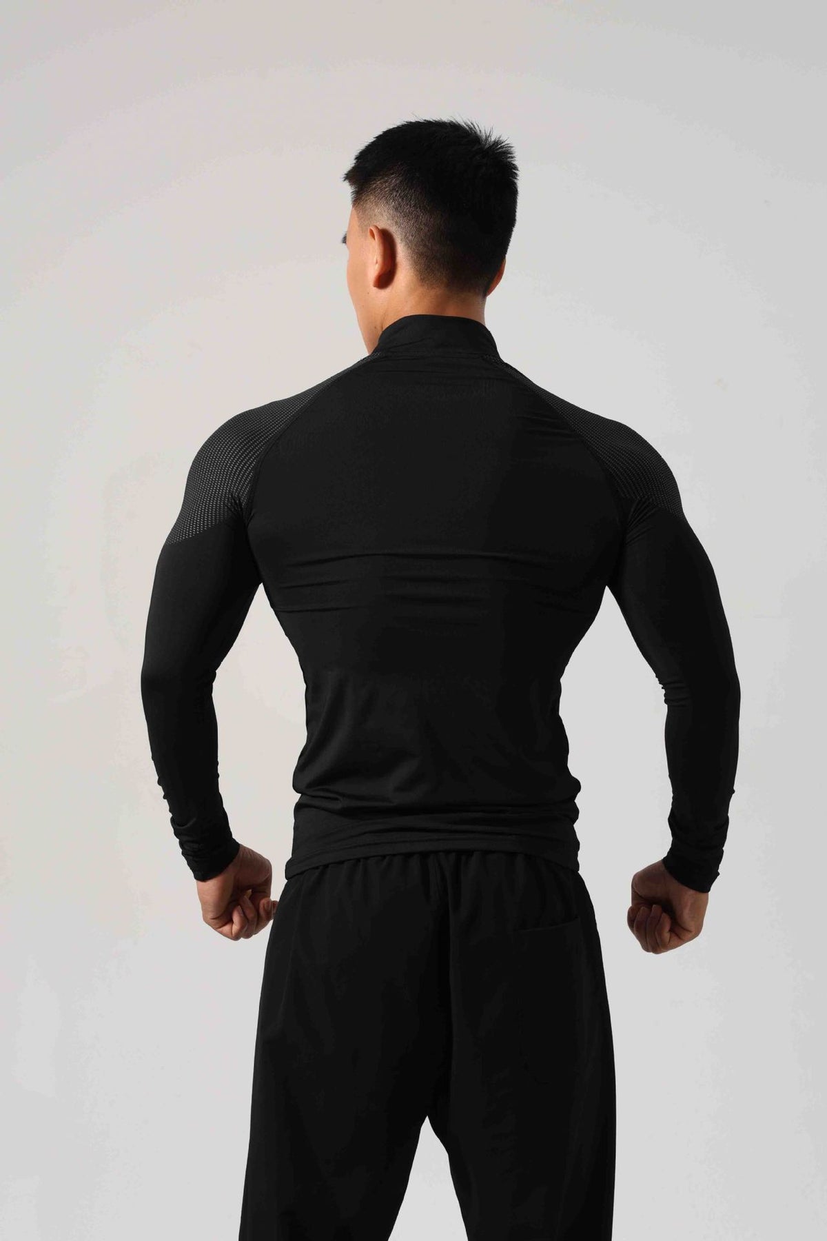 Men’s Long Sleeve Muscle Fit Workout Shirt-thumbmail-21