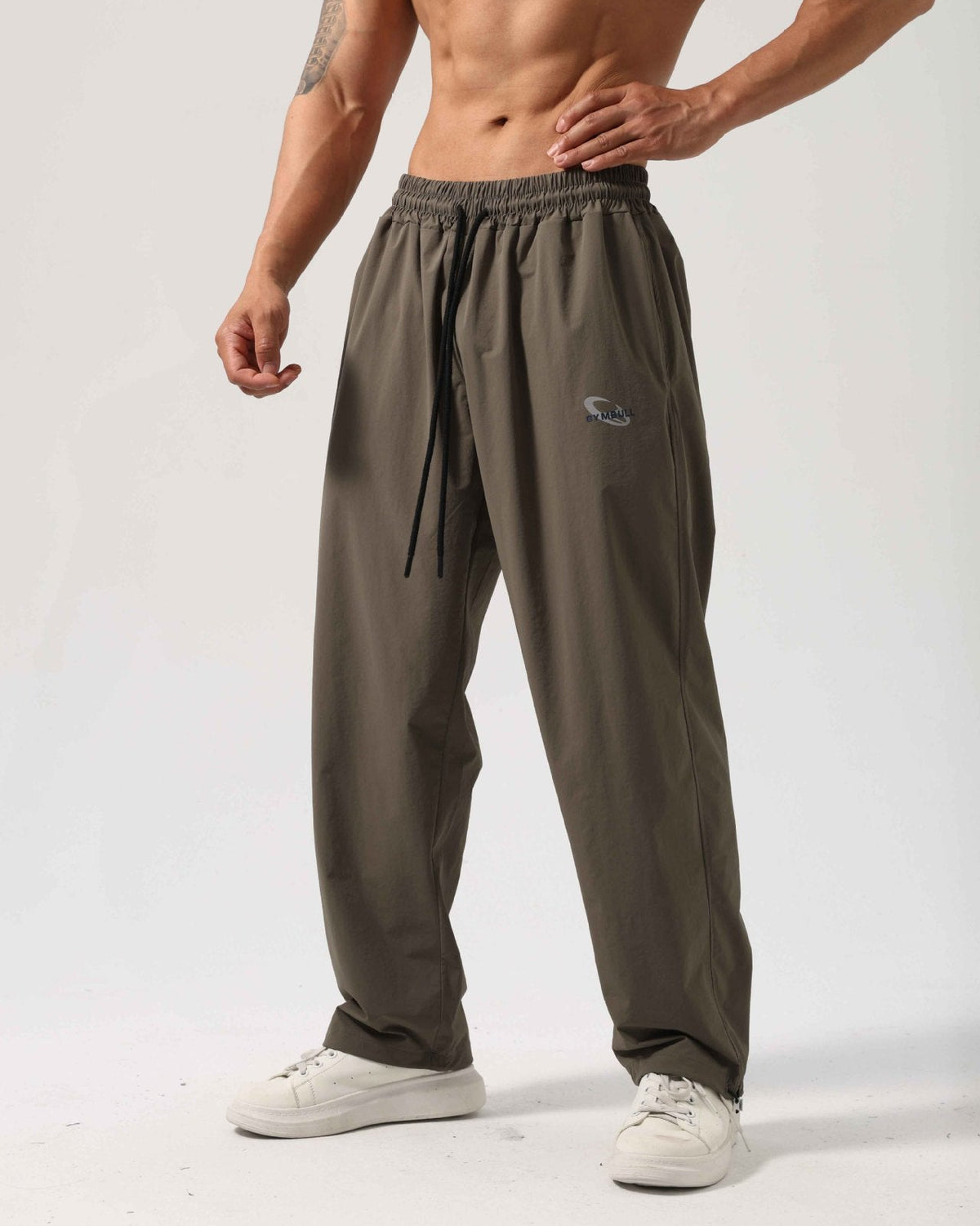 Men’s Relaxed Fit Drawstring Hem Track Pants-thumbmail-28