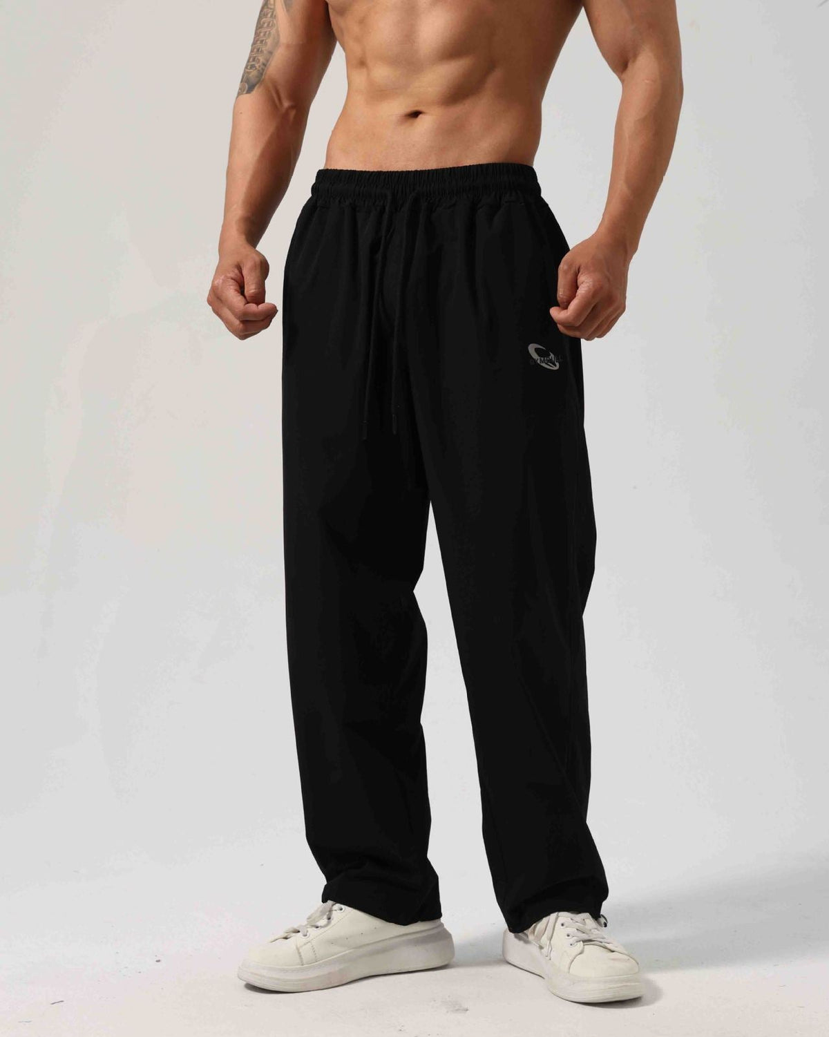 Men’s Relaxed Fit Drawstring Hem Track Pants-thumbmail-22