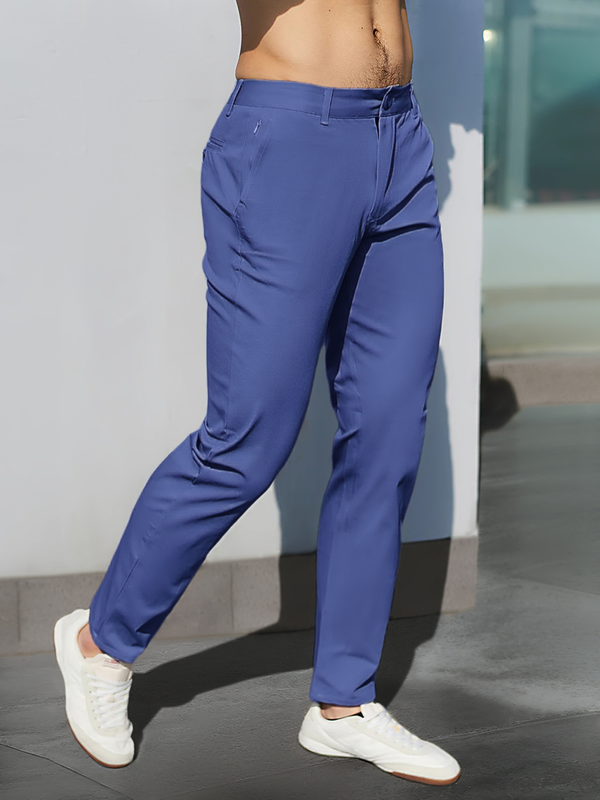 Everyday Stretch Non-Iron Cotton Chino Performance Pocket - Ahaselected