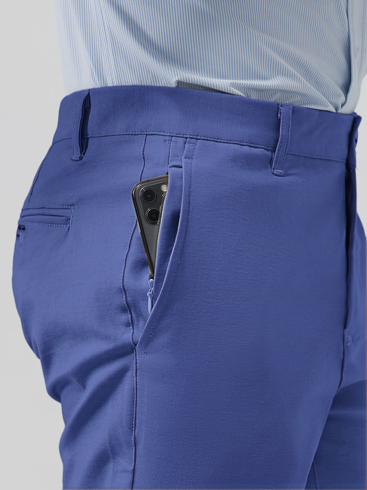 Everyday Stretch Non-Iron Cotton Chino Performance Pocket - Ahaselected