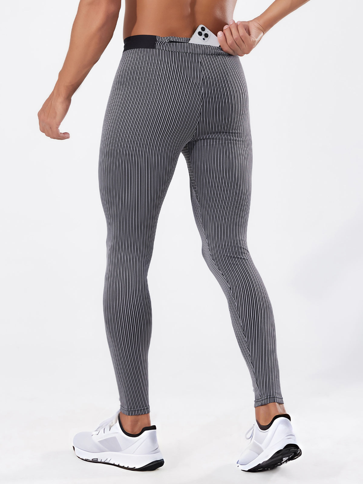 Pro Compression Running Legging with Zip Pockets - Ahaselected