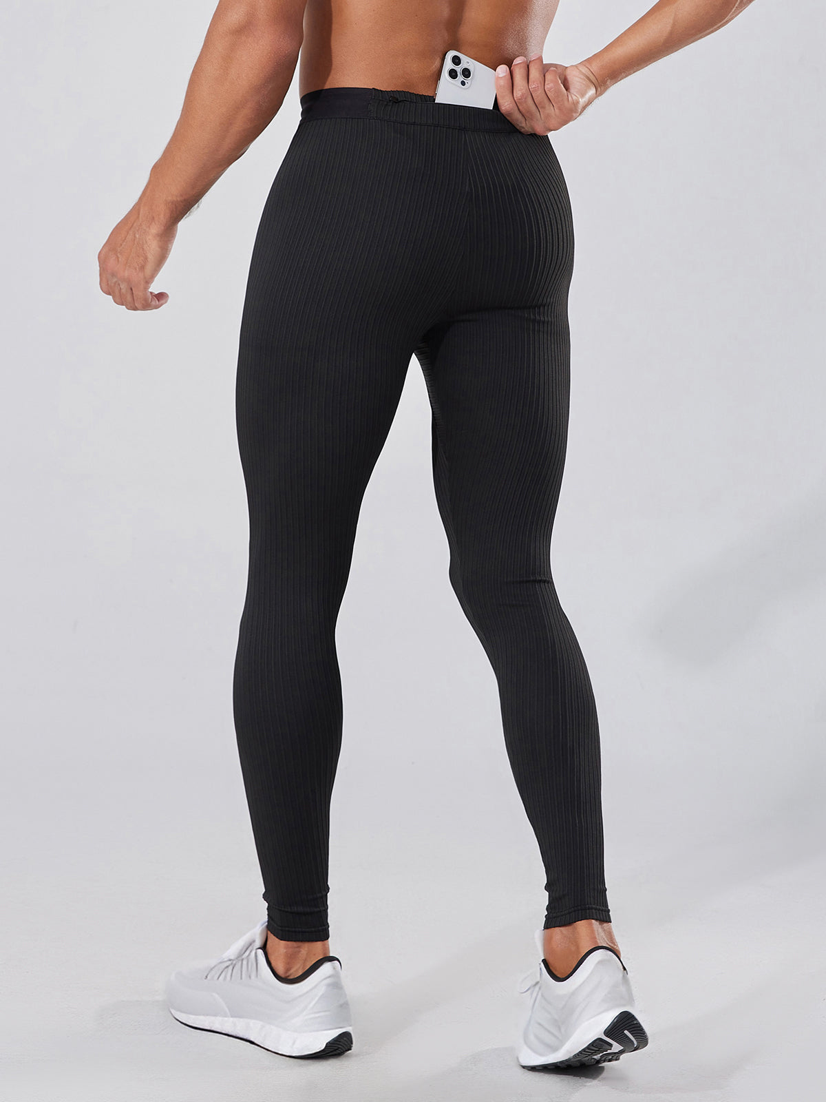 Pro Compression Running Legging with Zip Pockets - Ahaselected