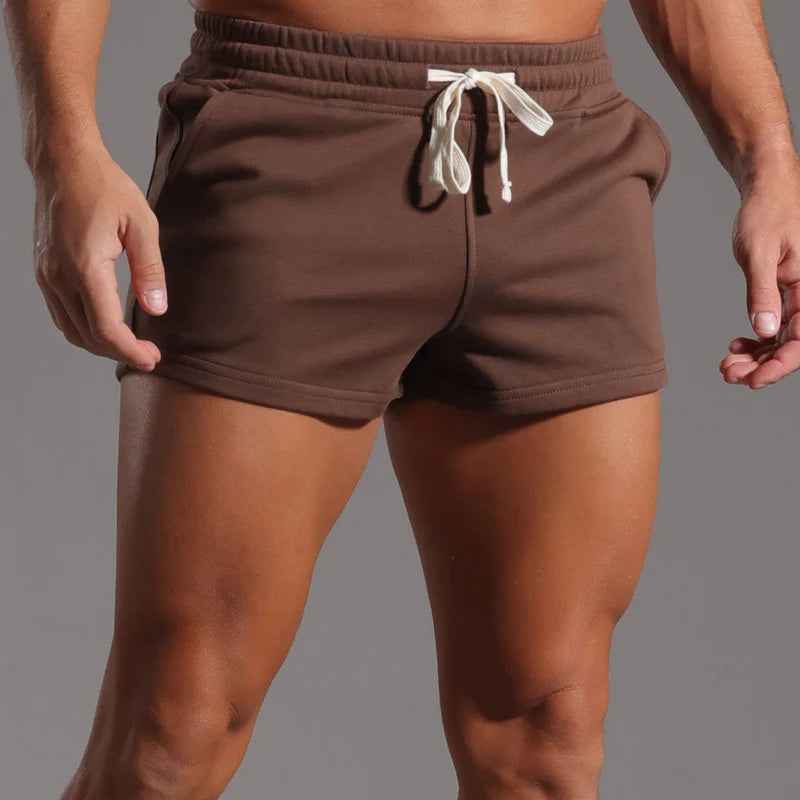 Shorts da uomo in cotone comfort con coulisse, cavallo interno da 2"-thumbmail-33