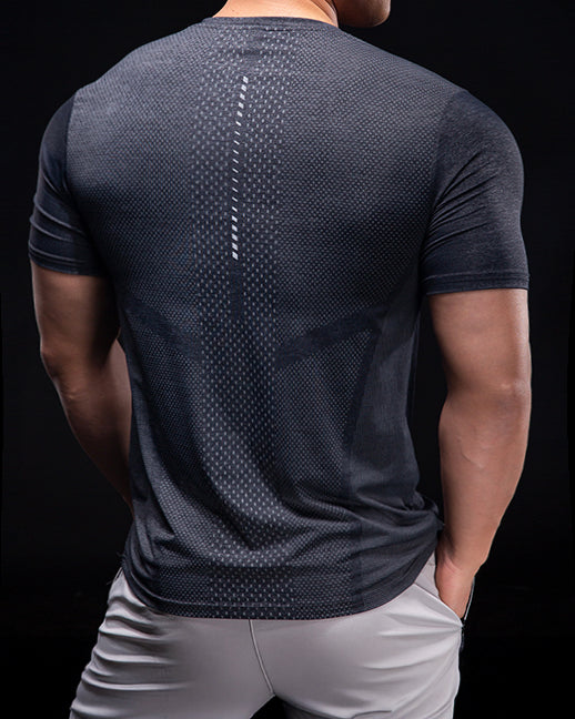 Quick Dry Short Sleeve Running T-shirt - Ahaselected
