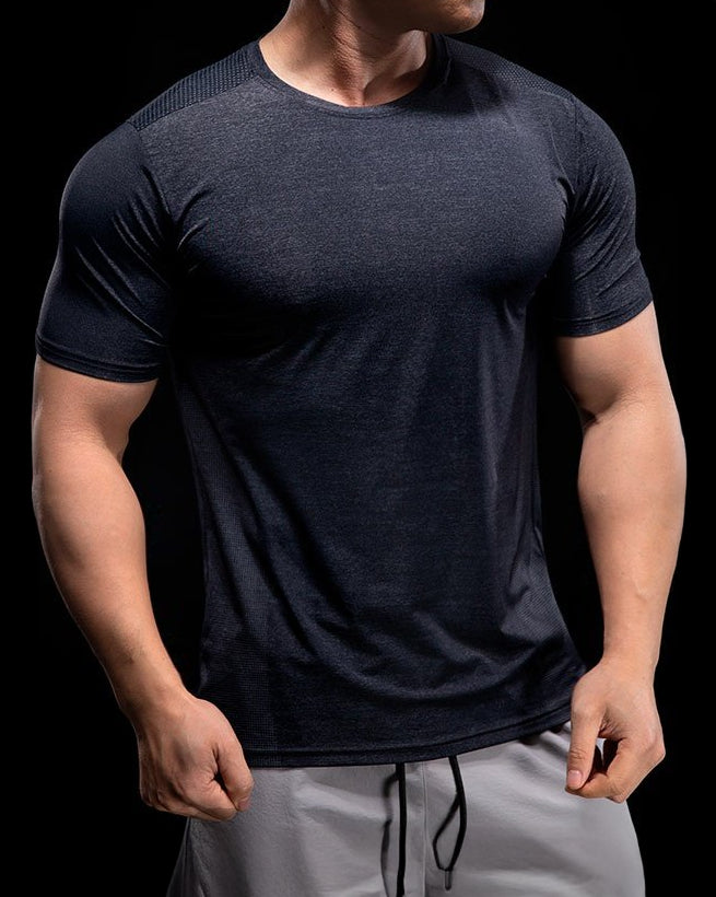 Quick Dry Short Sleeve Running T-shirt - Ahaselected