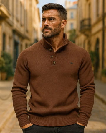 Premium Stand-Collar Sweater
