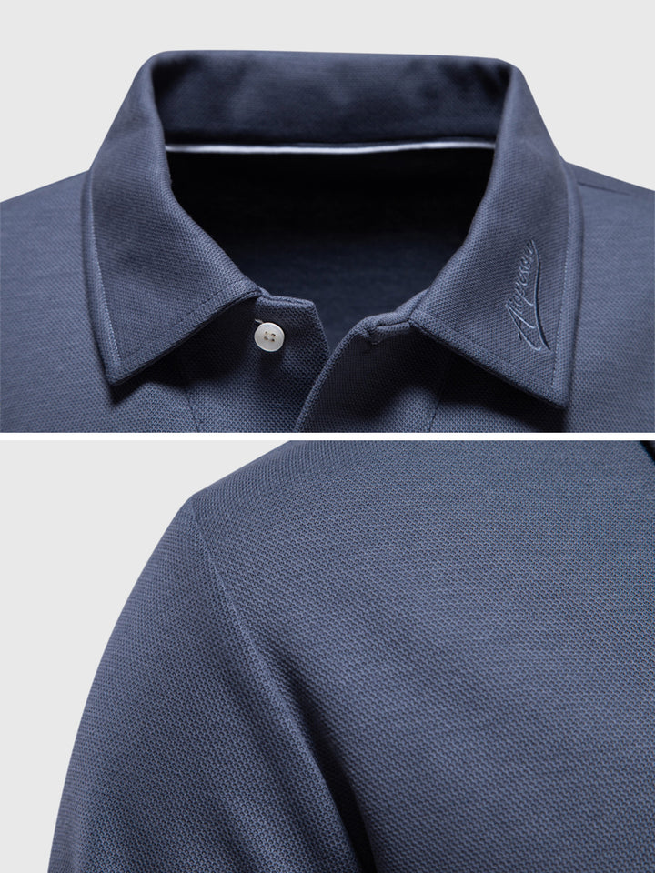 M's Comfy Polo V-neck Shirt