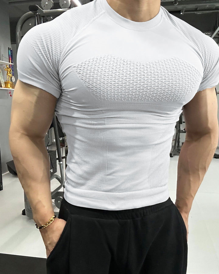 Seamless Quick-Dry Skinny Compression Tee