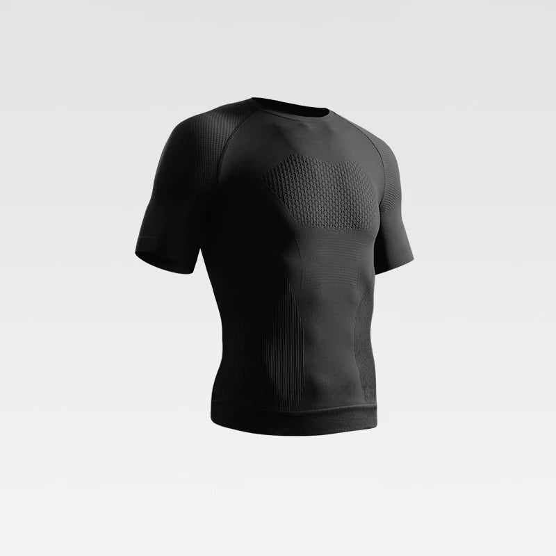 Camiseta de compresión ajustada de secado rápido y sin costuras -thumbmail-15