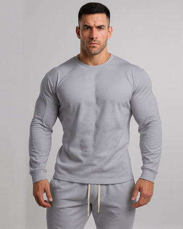 Men’s Crewneck Long Sleeve Pullover Sweatshirt