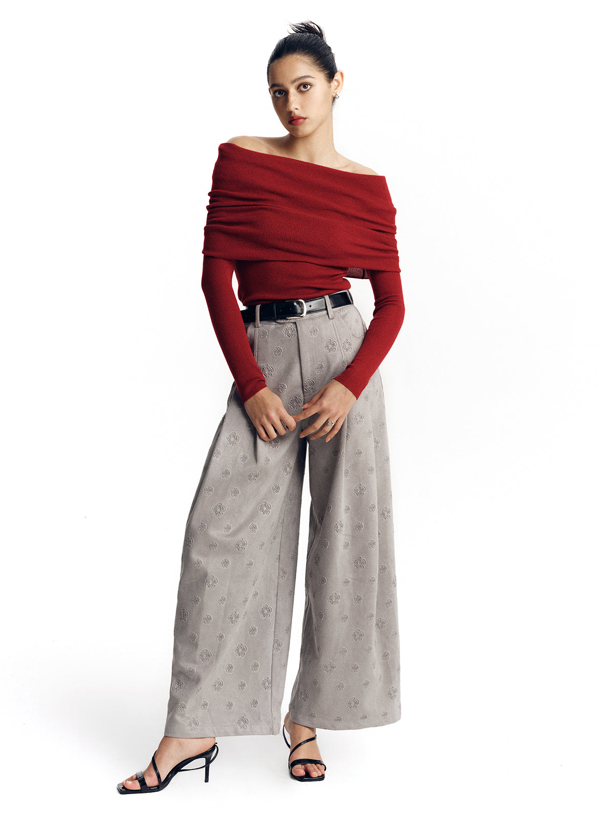 Women's Off-The-Shoulder Sweater - Ahaselected