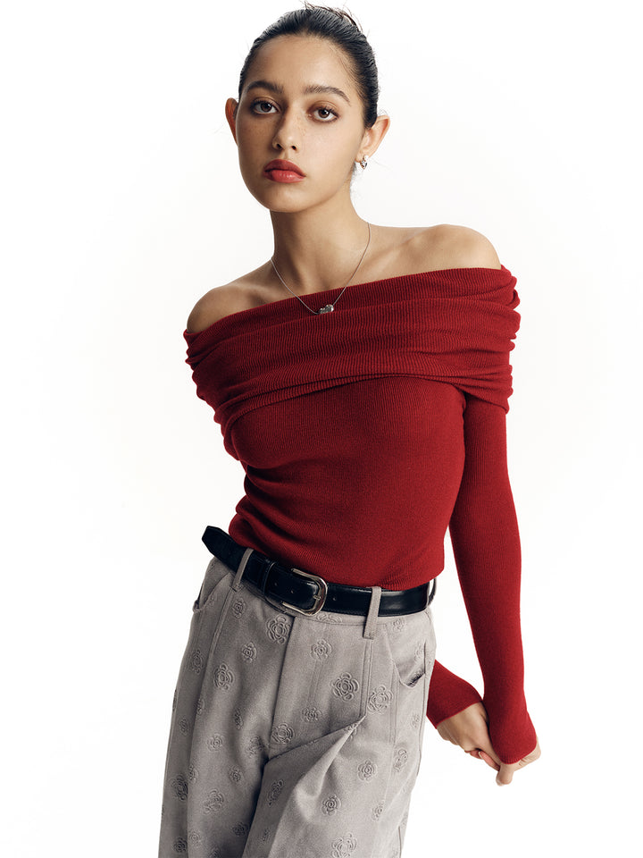 Women's Off-The-Shoulder Sweater
