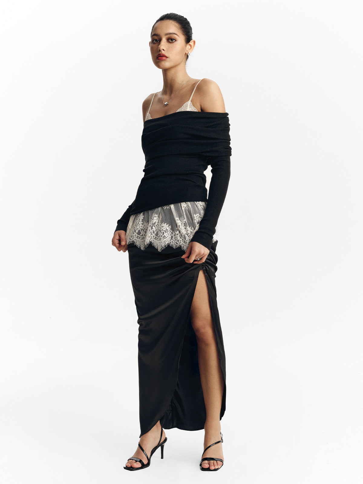 Women's Off-The-Shoulder Sweater - Ahaselected