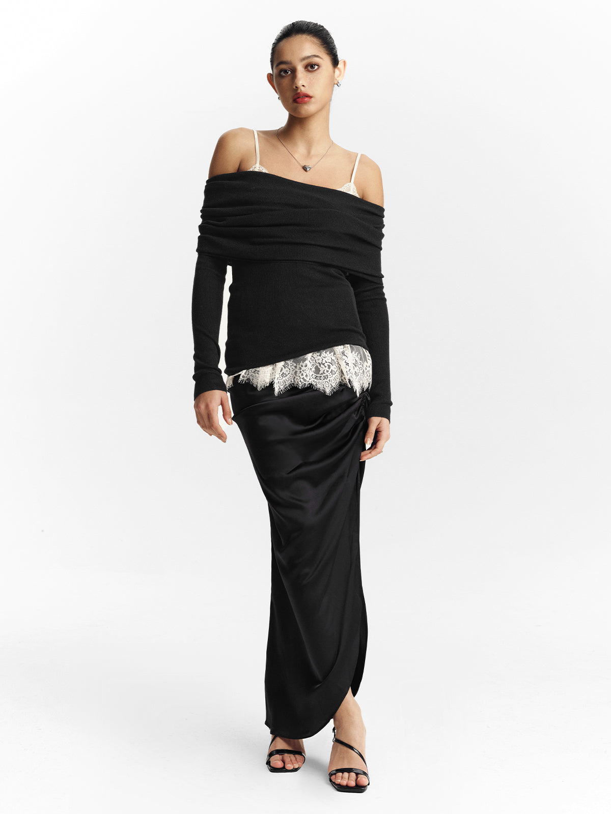 Women's Off-The-Shoulder Sweater - Ahaselected
