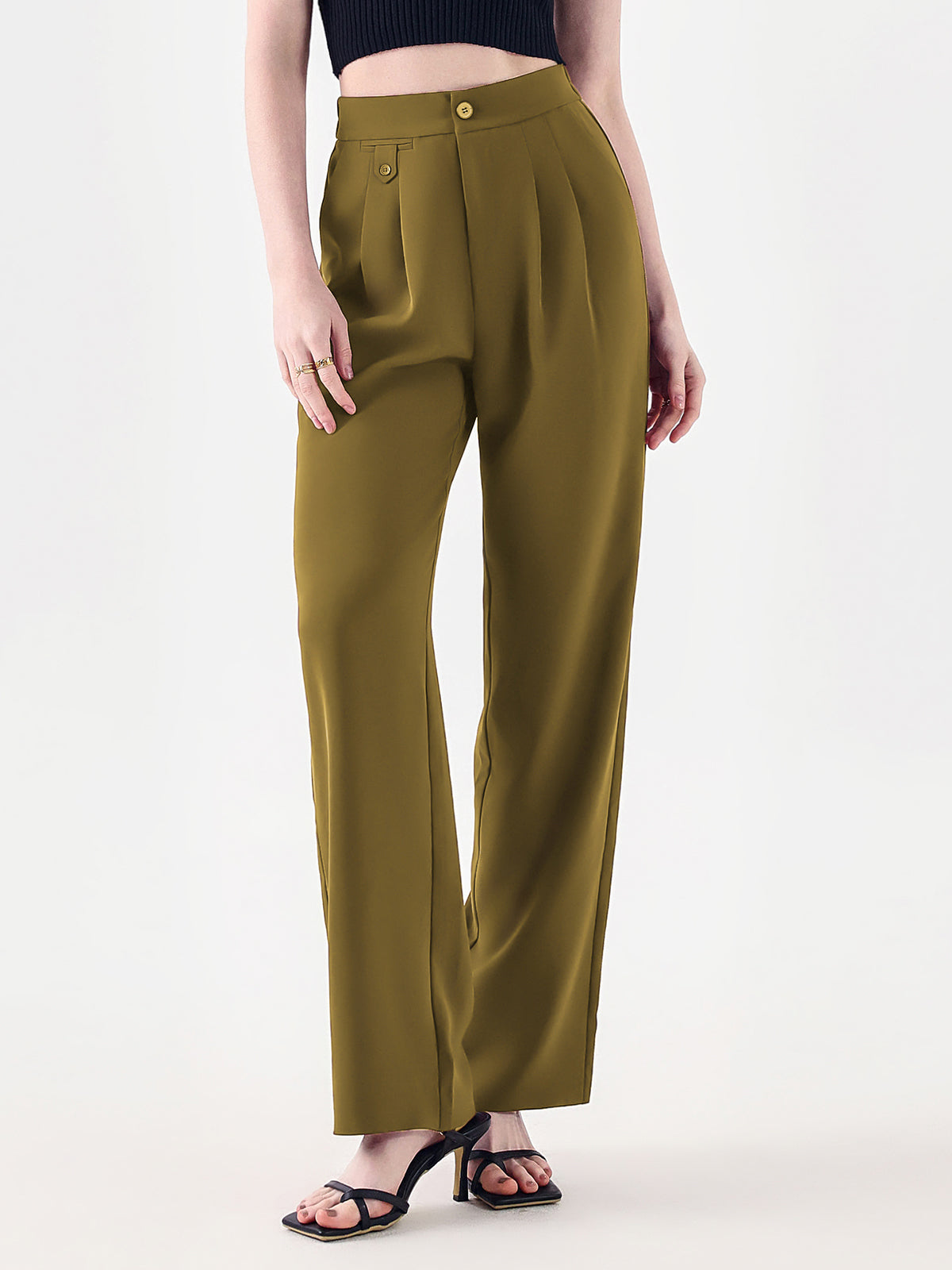 Comfy Wide-Leg Pants - Ahaselected