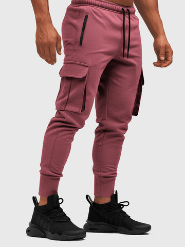 Pantalón deportivo estilo jogger cargo esencial para todas las estaciones 