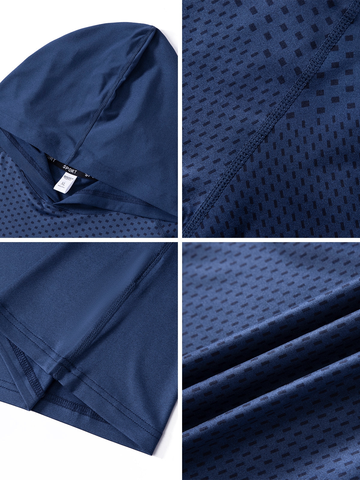 M's Core Hooded Performance Shirt-Short Sleeve - Ahaselected