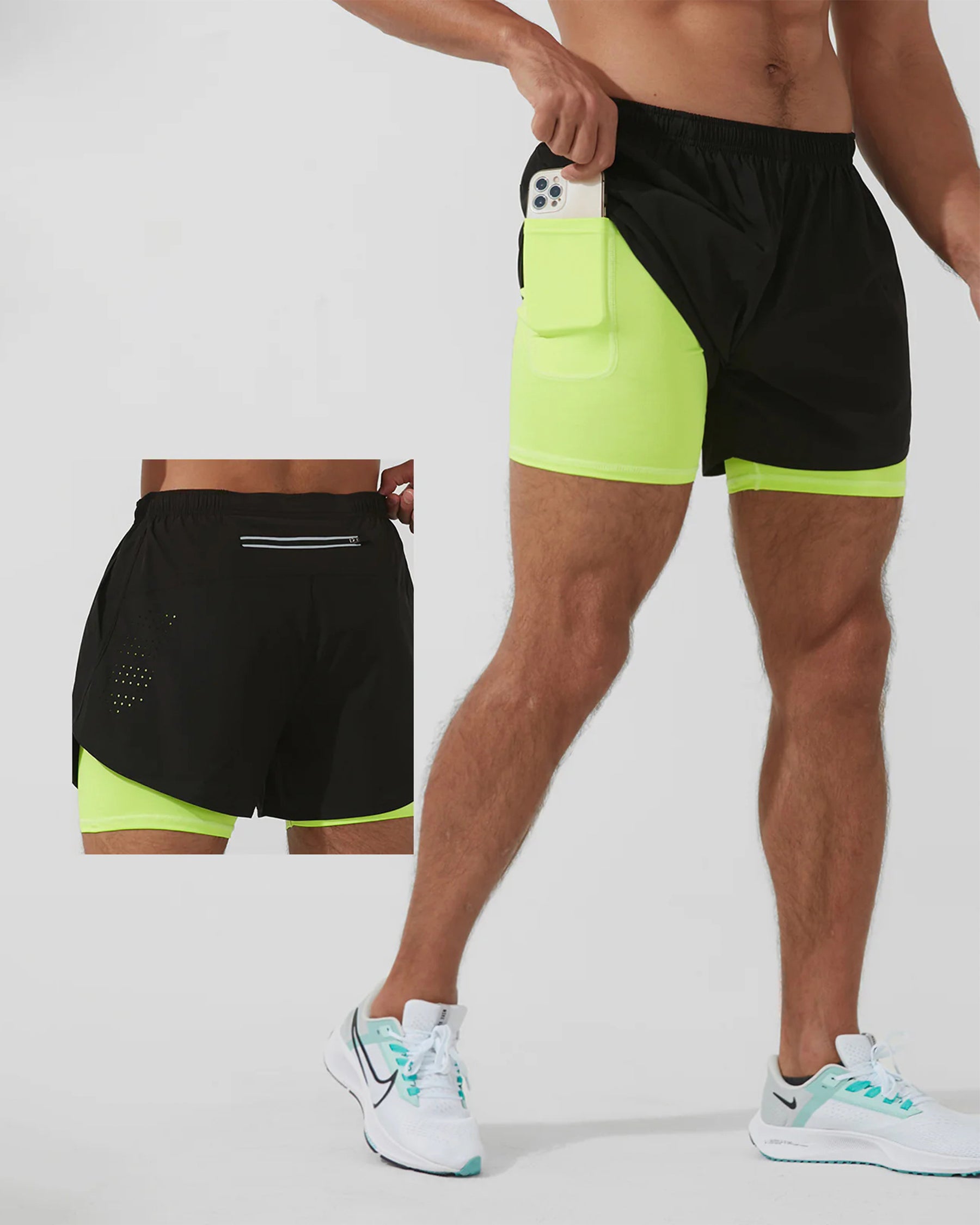 5" Interval Short 2-in-1 Lined - Ahaselected