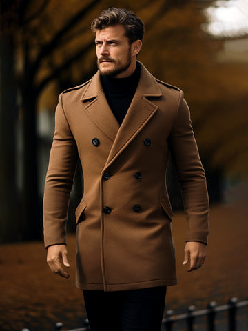 M's Double Breasted Coat