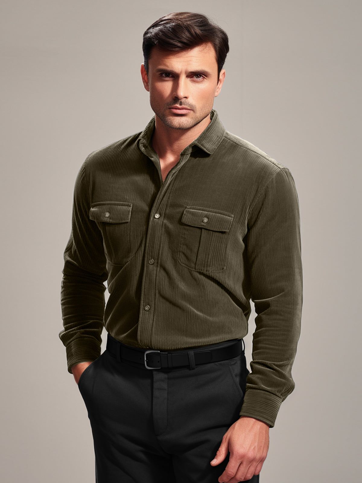 Men's Lightweight Corduroy Shirt - Ahaselected