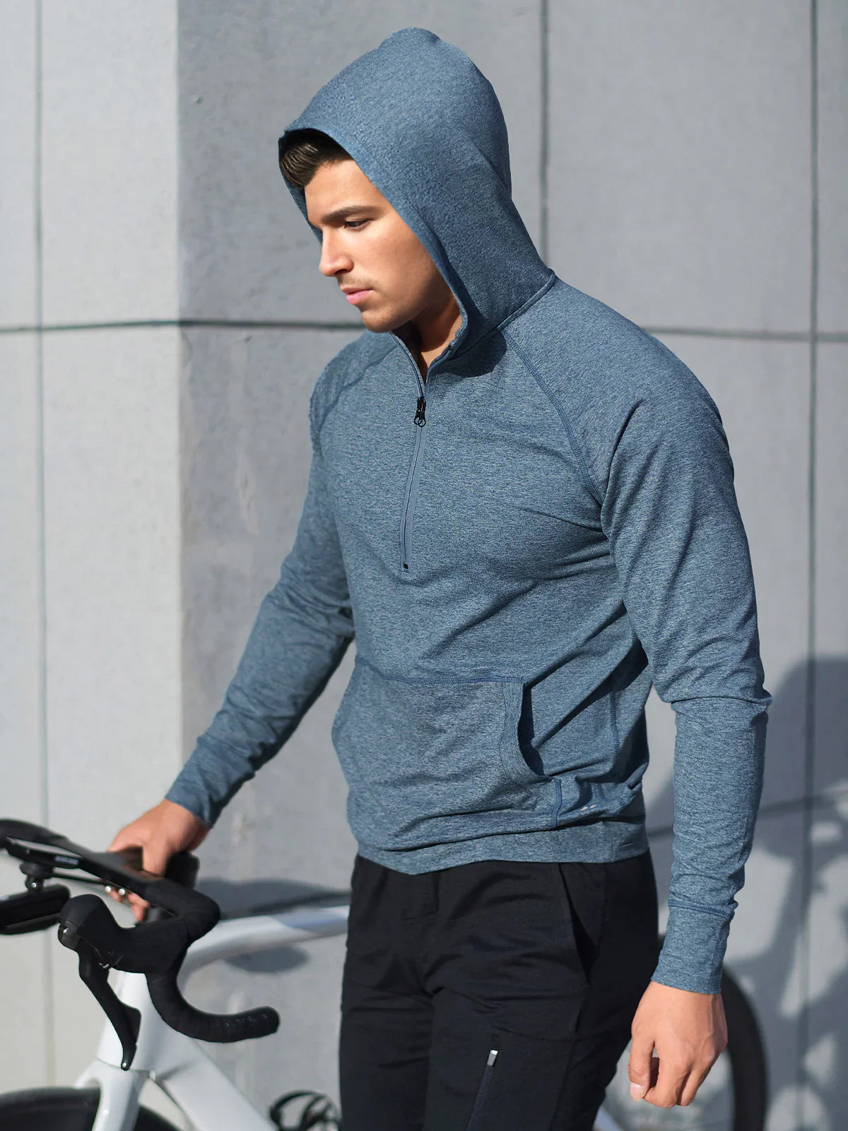 zip tech hoodie