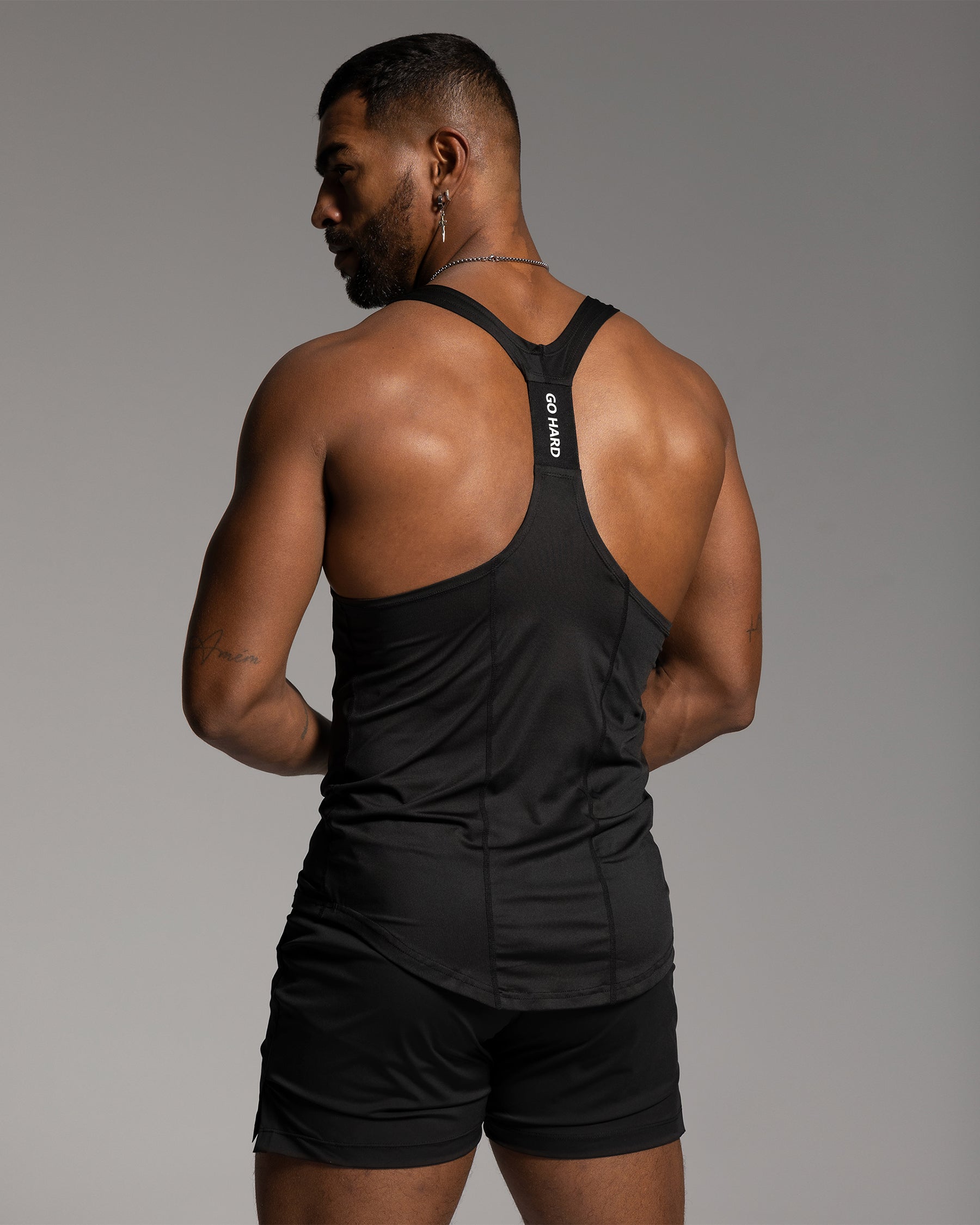 Stay Cool 2.0 Go Hard Gym Stringer Vest Quick Dry New - Ahaselected