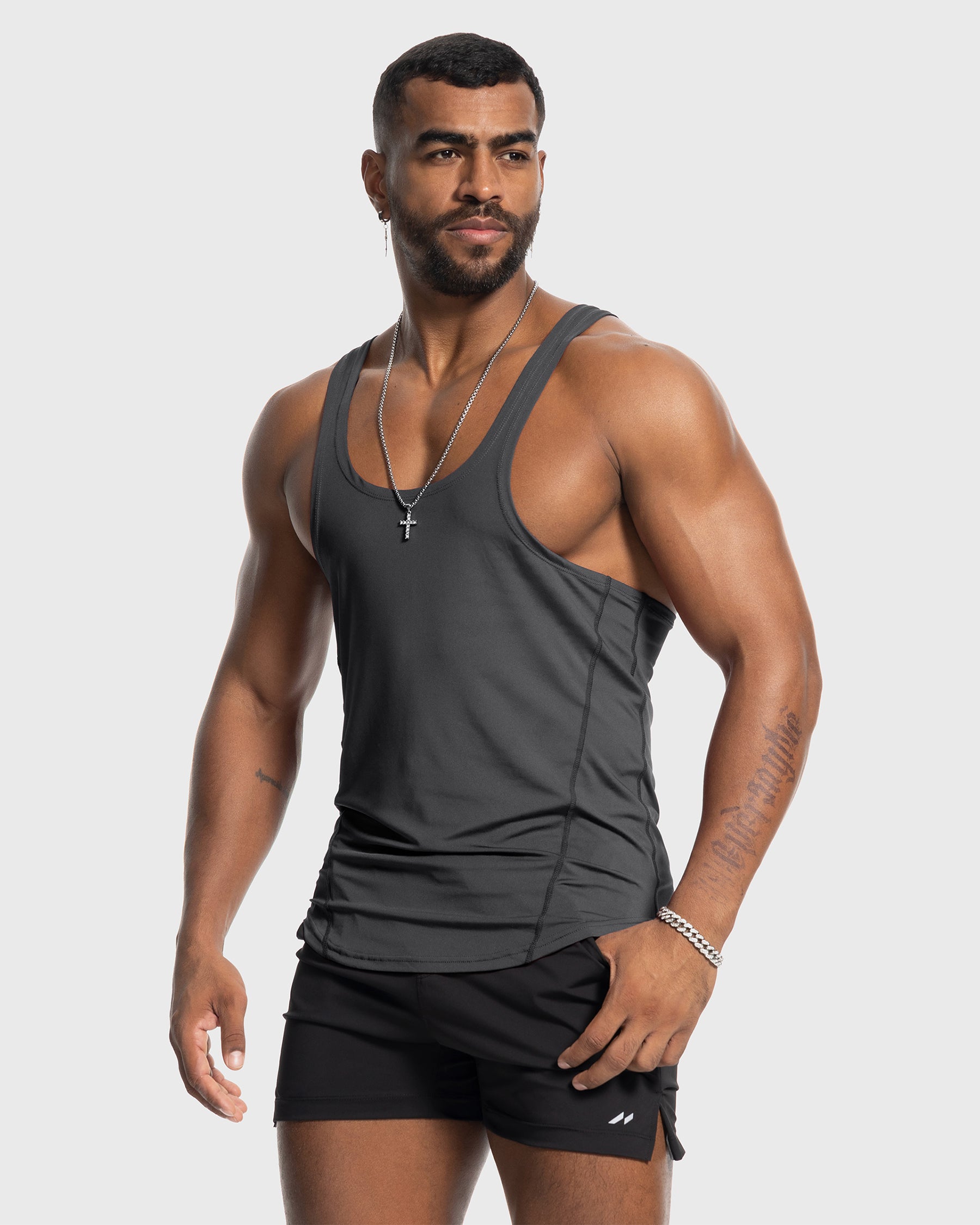 Stay Cool 2.0 Go Hard Gym Stringer Vest Quick Dry New - Ahaselected