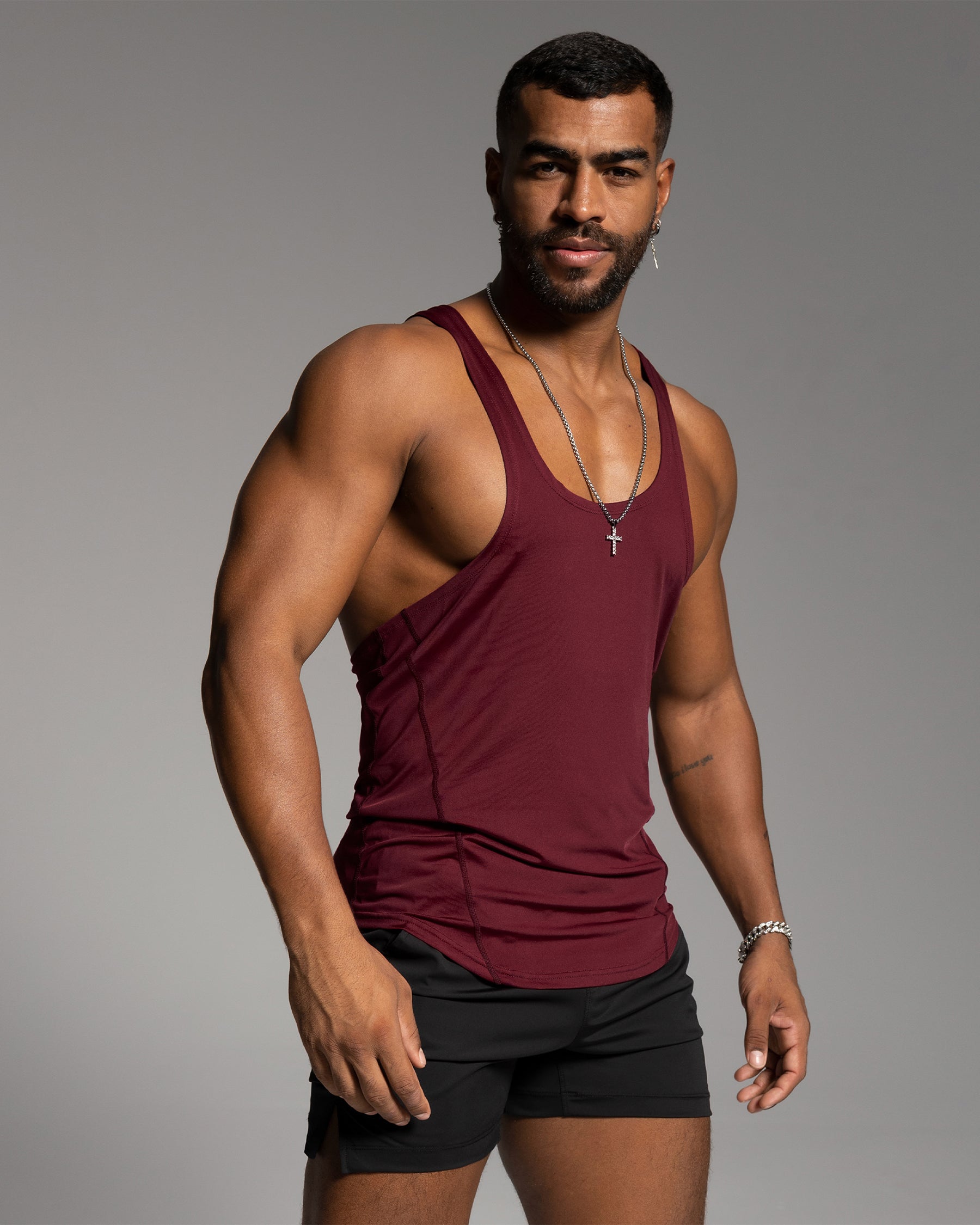 Stay Cool 2.0 Go Hard Gym Stringer Vest Quick Dry New - Ahaselected