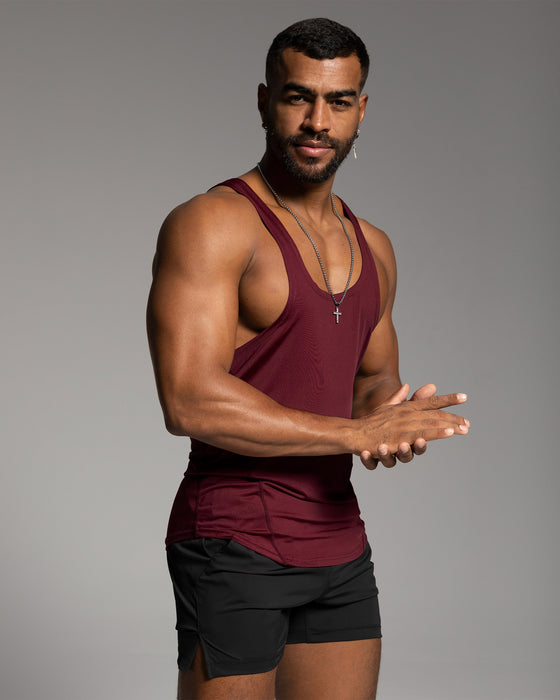 Stay Cool 2.0 Go Hard Gym Stringer Vest Quick Dry New - Ahaselected