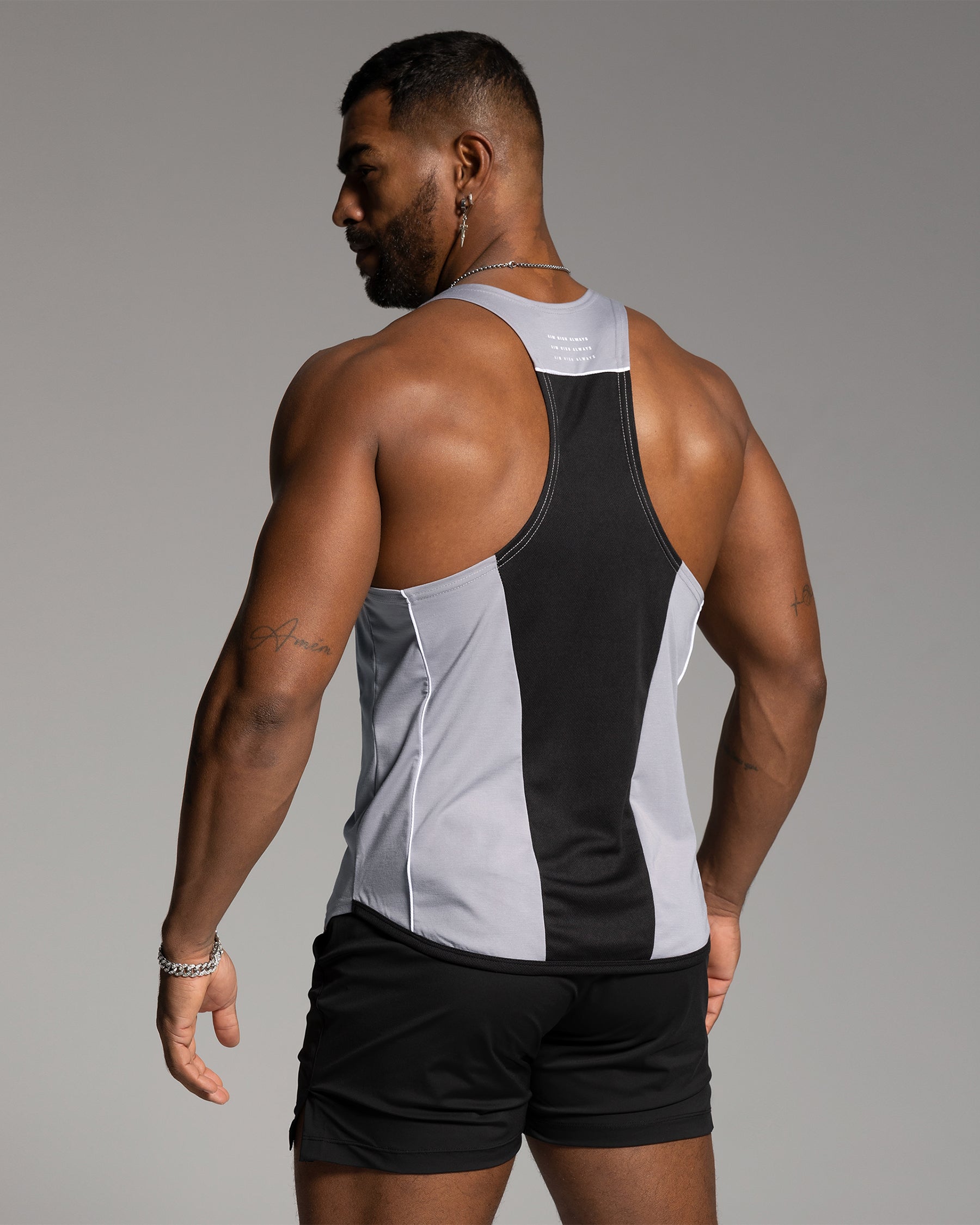 Quick Dry Train Stringer Stretch Tank - Ahaselected